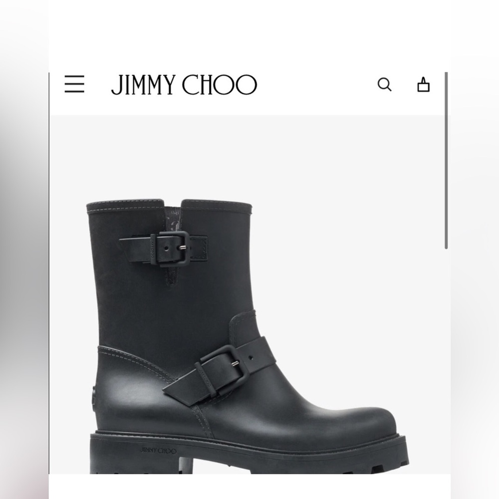 Brand new Jimmy Choo. Rainboots. Model Yael Flat. Size 39